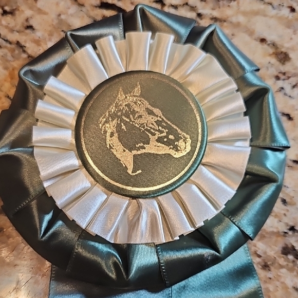 5 Vintage original 1965 1966 Horse Show Rosettes Fort Sumner NM ribbons winners - Picture 5 of 16